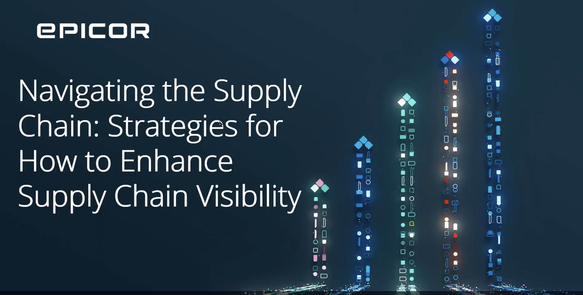 Epicor supply chain visibility webinar screenshot